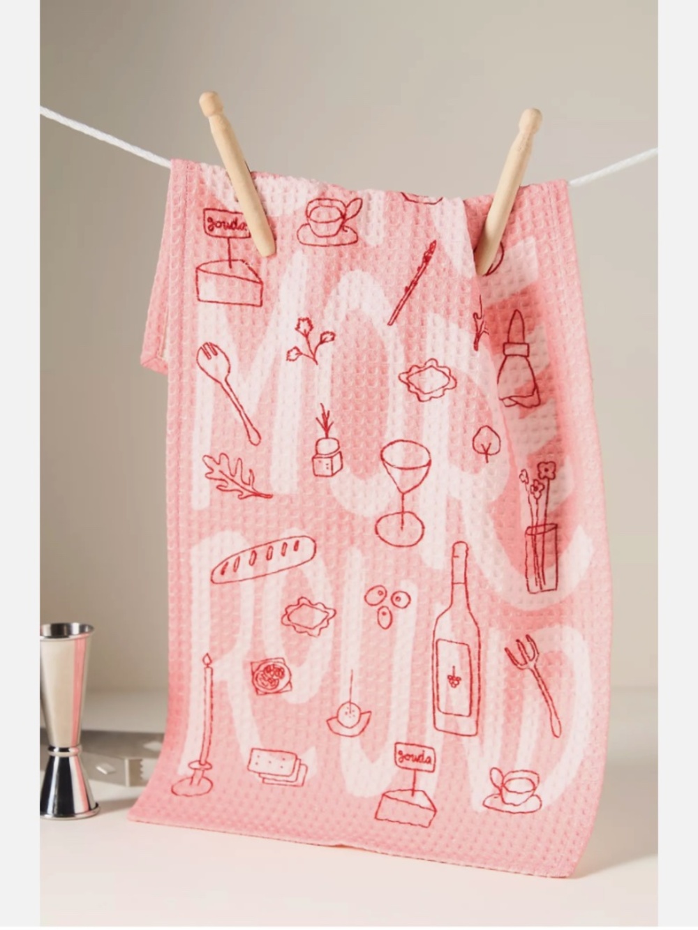 NWT ANTHROPOLOGIE ONE MORE ROUND TEA TOWEL